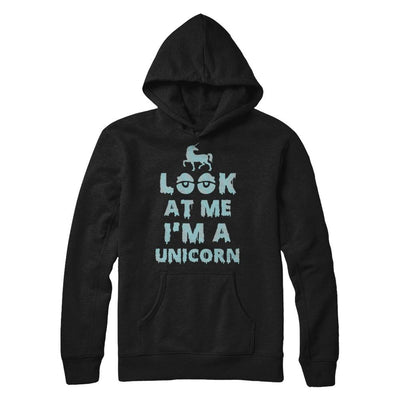 Look At Me I'm A Unicorn Halloween Costume-T-Shirt & Hoodie-Pullover Hoodie-Black