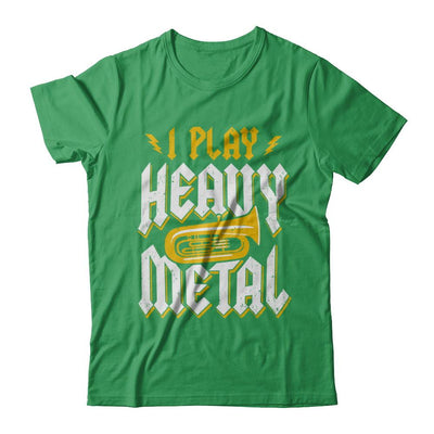 I Play Heavy Metal Tuba Music Player-T-Shirt & Hoodie-Premium T-Shirt-Kelly Green