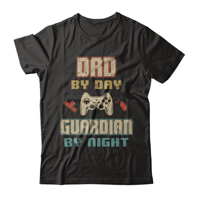 Dad By Day Guardian By Night Gaming-T-Shirt & Hoodie-Classic T-Shirt-Black