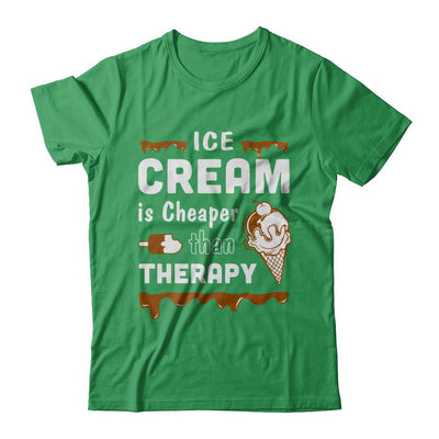 Ice Cream Is Cheaper Than Therapy-T-Shirt & Hoodie-Premium T-Shirt-Kelly Green