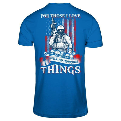 For Those I Love I Will Do Horrible Things-T-Shirt & Hoodie-Classic T-Shirt-Royal