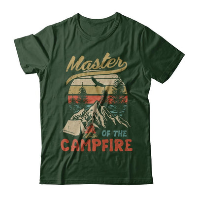 Camping Master Of The Campfire Fathers Mothers Day Gift-T-Shirt & Hoodie-Classic T-Shirt-Forest Green