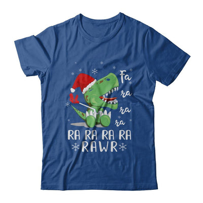 Funny Fa La La Fa Ra Rawr T-Rex Dinosaur Christmas-T-Shirt & Hoodie-Classic T-Shirt-Royal