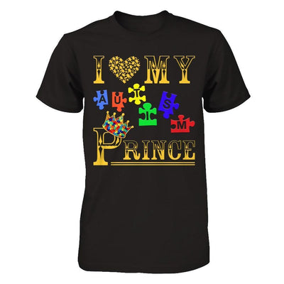 I Love My Autism Prince-T-Shirt & Hoodie-Premium T-Shirt-Black