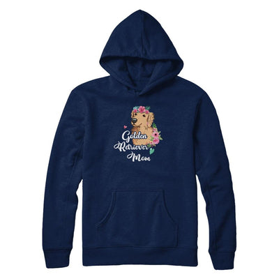 Golden Retriever Mom Funny Dog Mom Gift Idea-T-Shirt & Tank Top-Pullover Hoodie-Navy