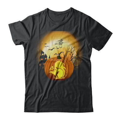 Pumpkin Squirrel Halloween Human Costume-T-Shirt & Hoodie-Classic T-Shirt-Black