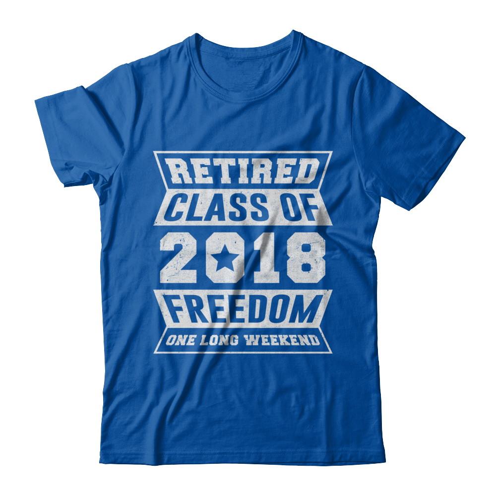 Retired 2018 Funny Retirement-T-Shirt & Hoodie-Premium T-Shirt-Royal
