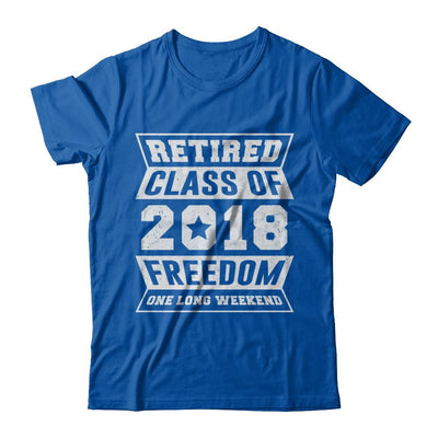 Retired 2018 Funny Retirement-T-Shirt & Hoodie-Premium T-Shirt-Royal