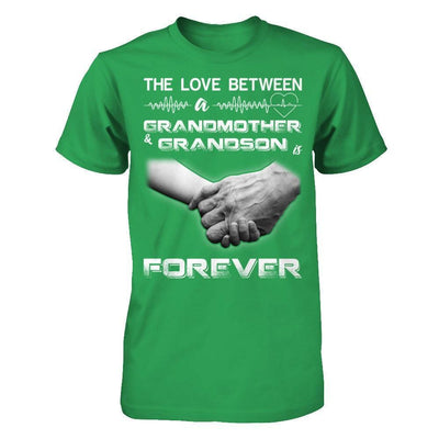 The Love Between A Grandmother And Grandson Is Forever-T-Shirt & Hoodie-Premium T-Shirt-Kelly Green