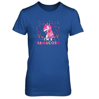 Cute Mamacorn Rainbow Unicorn Mother's Day-T-Shirt & Tank Top-Women's T-Shirt-Royal