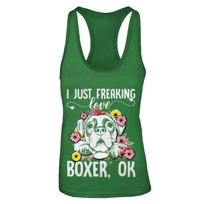 Dog I Just Freaking Love Boxer-T-Shirt & Tank Top-