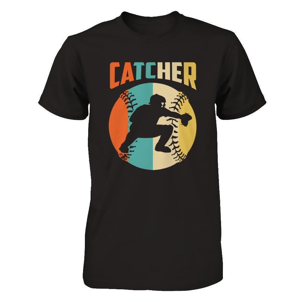 Classic Vintage Retro Style Catcher Baseball