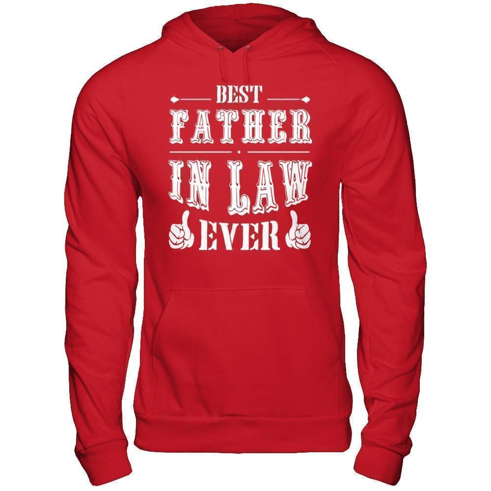 Best Father In Law Ever-T-Shirt & Hoodie-Pullover Hoodie-Red