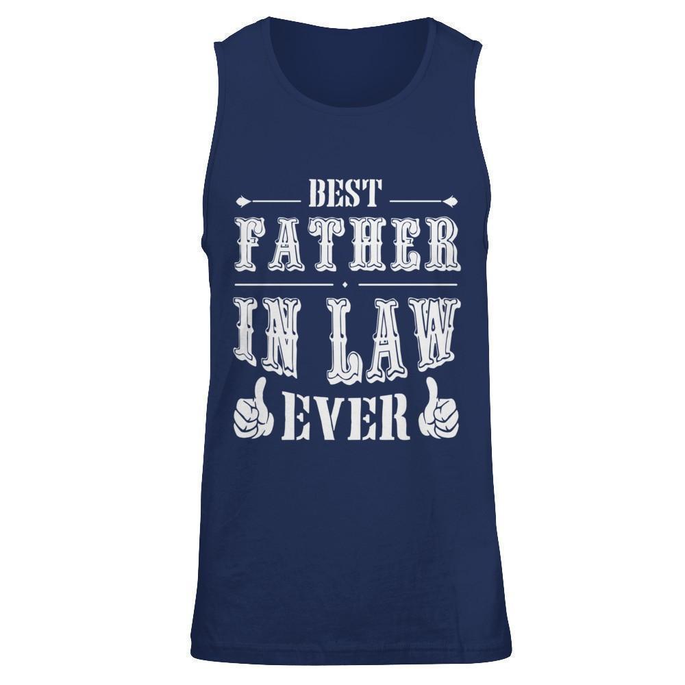 Best Father In Law Ever-T-Shirt & Hoodie-Unisex Tank-Navy