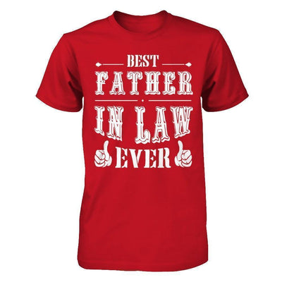 Best Father In Law Ever-T-Shirt & Hoodie-Classic T-Shirt-Red