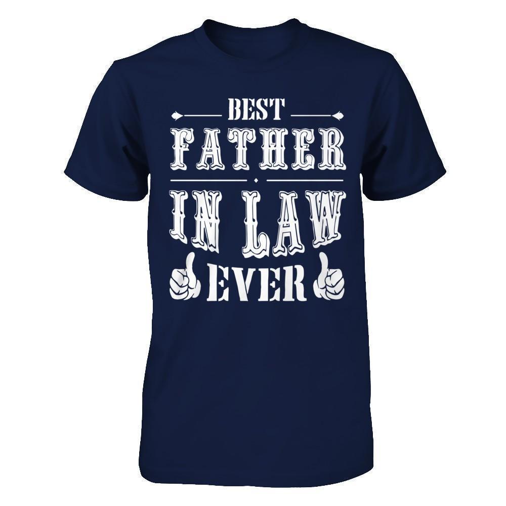 Best Father In Law Ever-T-Shirt & Hoodie-Classic T-Shirt-Navy