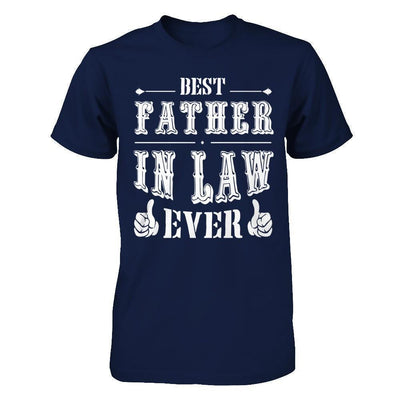 Best Father In Law Ever-T-Shirt & Hoodie-Classic T-Shirt-Navy