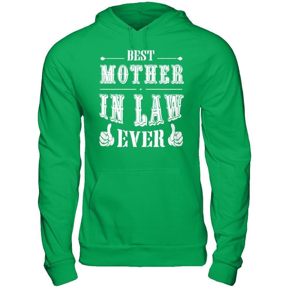 Best Mother In Law Ever-T-Shirt & Hoodie-Pullover Hoodie-Irish Green