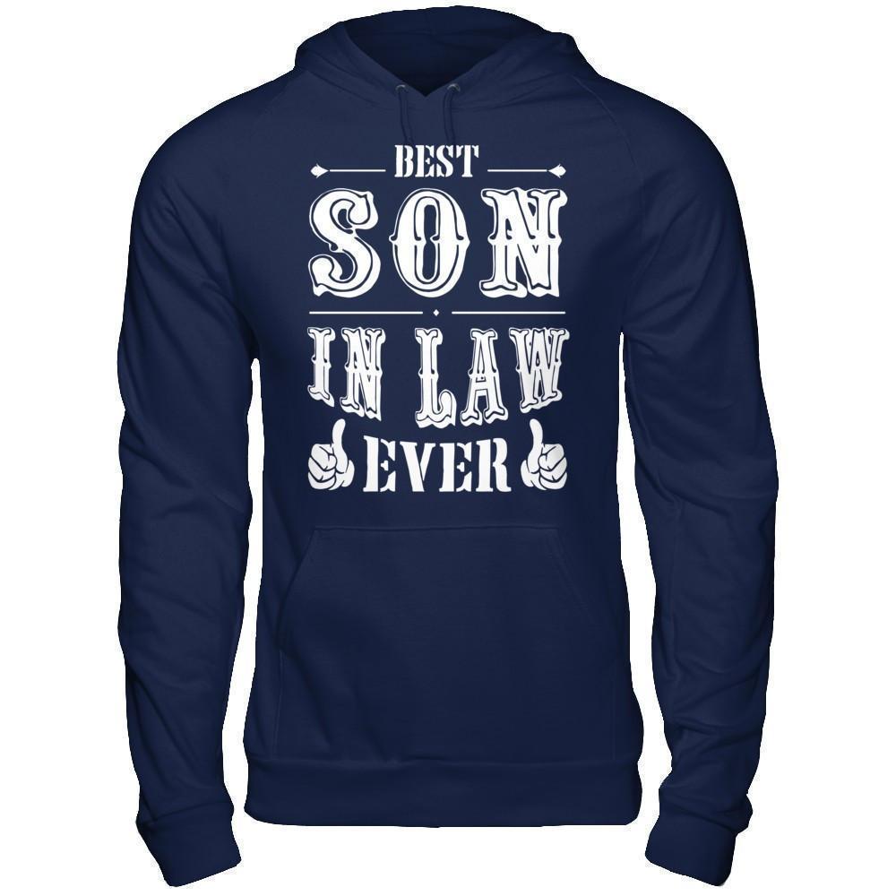 Best Son In Law Ever-T-Shirt & Hoodie-Pullover Hoodie-Navy