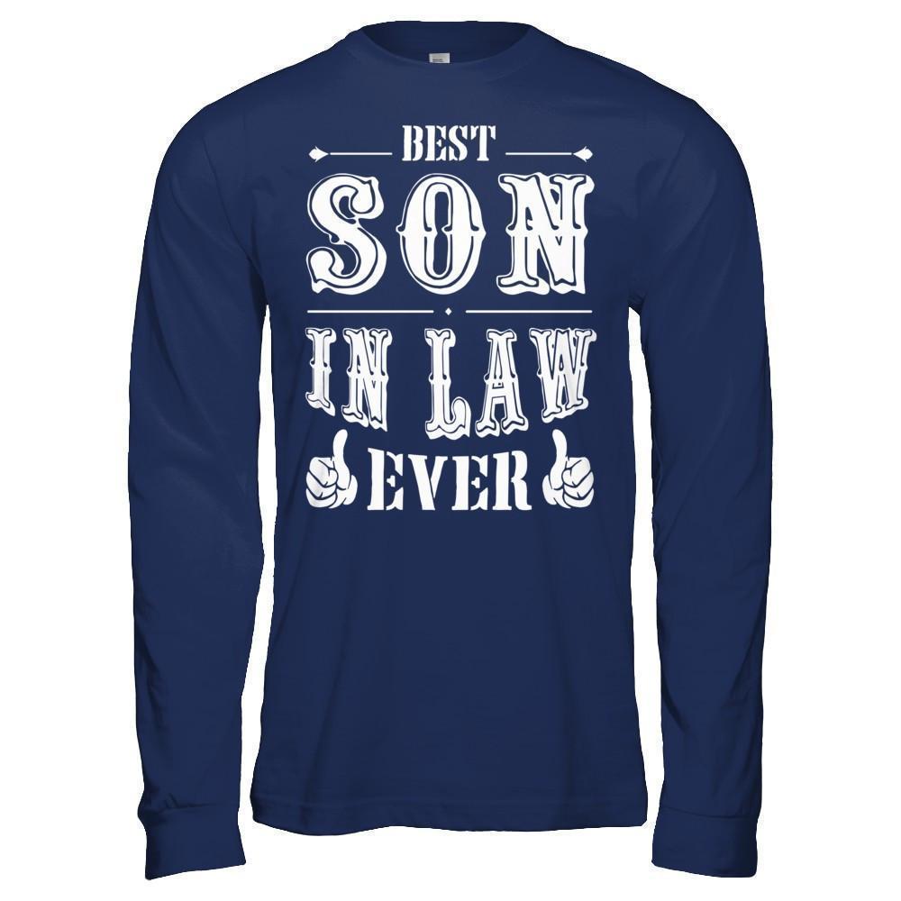 Best Son In Law Ever-T-Shirt & Hoodie-Long Sleeve T-Shirt-Navy