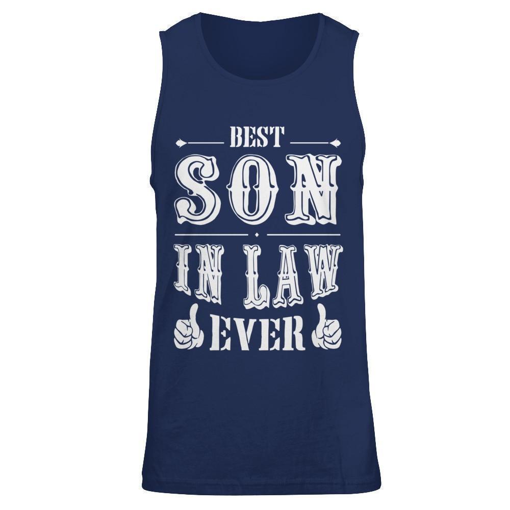 Best Son In Law Ever-T-Shirt & Hoodie-Unisex Tank-Navy