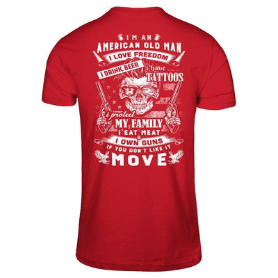 I'm An American Old Man-T-Shirt & Hoodie-Classic T-Shirt-Red