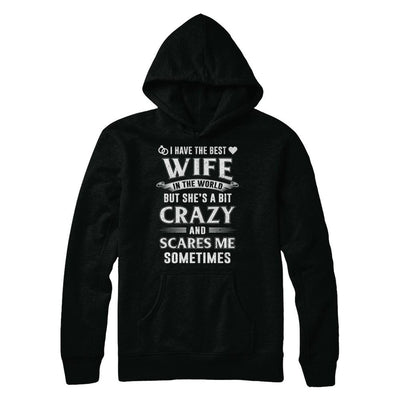 I Have The Best Wife In The World Husband-T-Shirt & Hoodie-Pullover Hoodie-Black