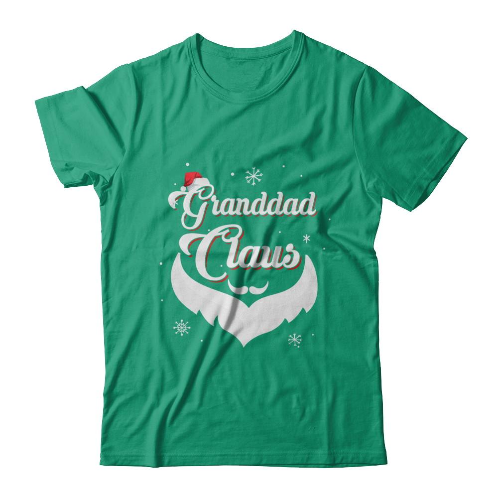 Santa Beard Matching Christmas Pajamas Granddad Claus-T-Shirt & Sweatshirt-Classic T-Shirt-Kelly Green