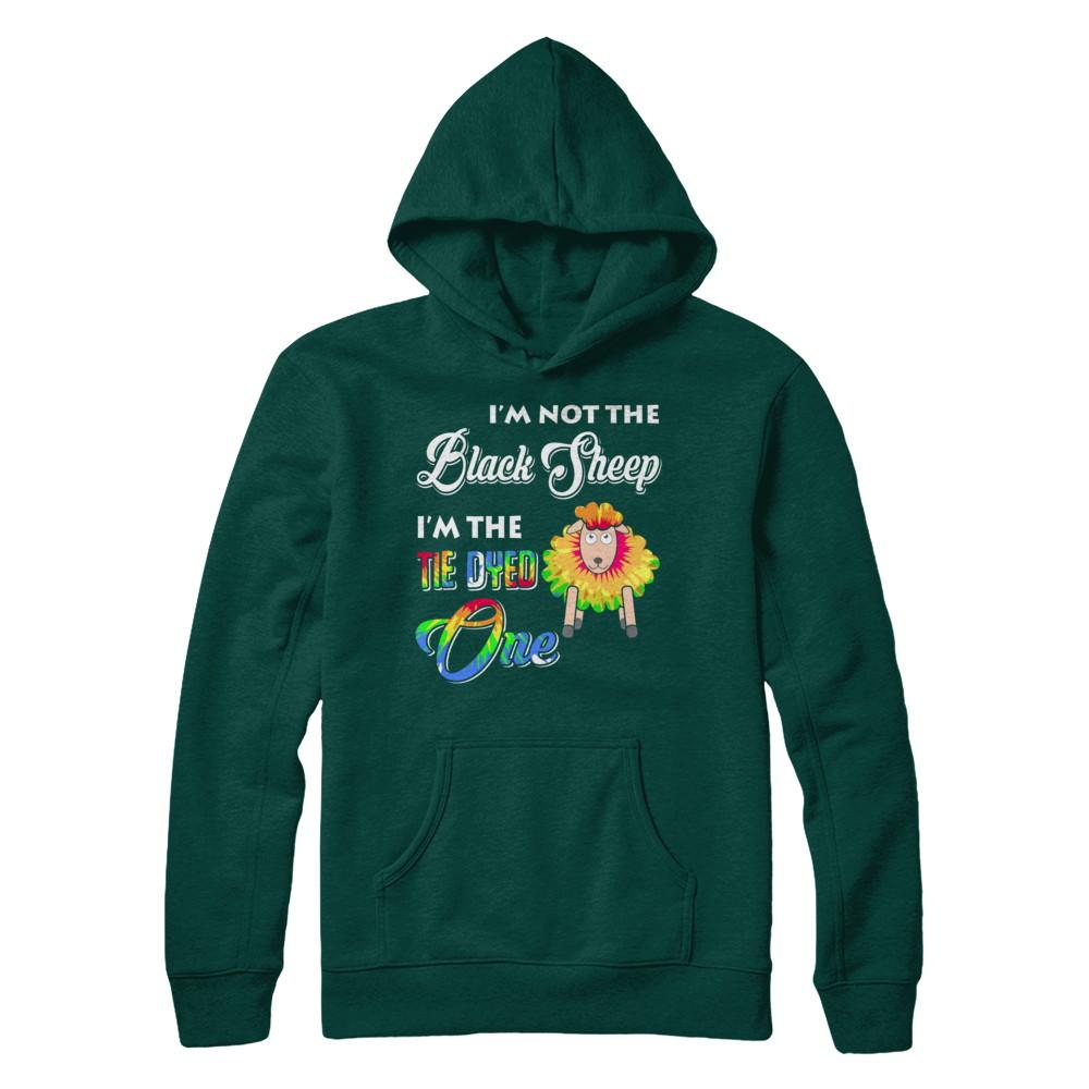 I'm Not The Black Sheep I'm The Tie Dyed One-T-Shirt & Hoodie-Pullover Hoodie-Deep Forest
