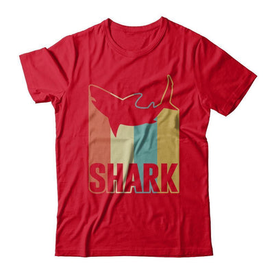 Classic Vintage Retro Style Shark-T-Shirt & Hoodie-Premium T-Shirt-Red