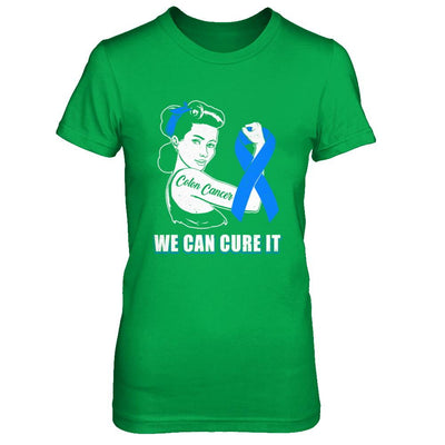 Colon Cancer Awareness Survivor We Can Cure It-T-Shirt & Hoodie-Women's T-Shirt-Irish Green