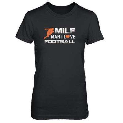 MILF Man I Love Football-T-Shirt & Tank Top-Women's T-Shirt-Black