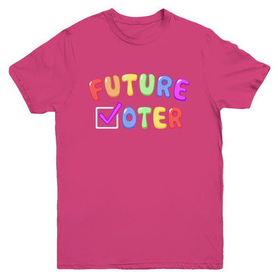 Voting Kids Vote Future Voter Rainbow Youth-Youth Shirt-Youth T-Shirt-Heliconia