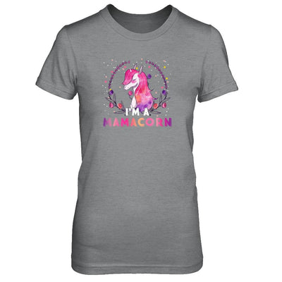 Cute Mamacorn Rainbow Unicorn Mother's Day-T-Shirt & Tank Top-Women's T-Shirt-Sport Grey