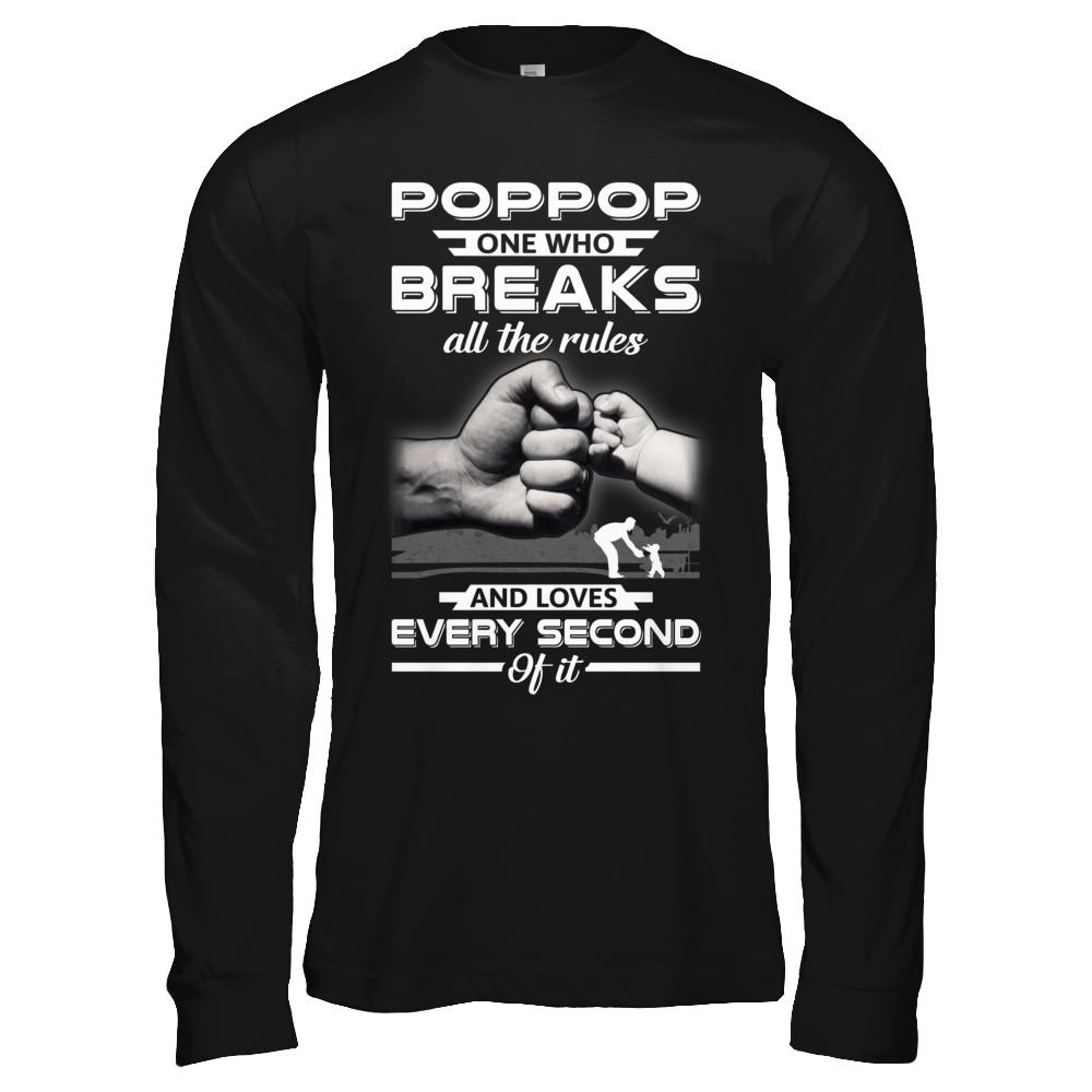 Poppy One Who Breaks All The Rules And Loves Every Second Of It-T-Shirt & Hoodie-Long Sleeve T-Shirt-Black