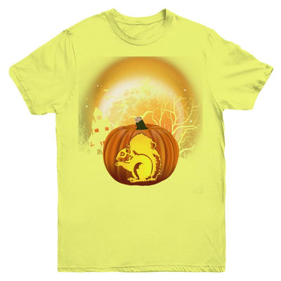 Pumpkin Squirrel Halloween Human Costume Youth-Youth Shirt-Youth T-Shirt-Daisy