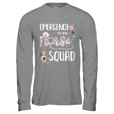 Nursing Emergency Nurse Squad-T-Shirt & Hoodie-Long Sleeve T-Shirt-Sport Grey