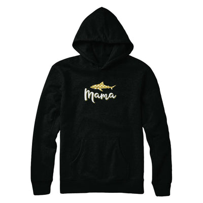 Sunflower Mama Shark Flowers Mothers Day Gift-T-Shirt & Tank Top-Pullover Hoodie-Black