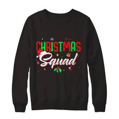 Matching Family Christmas Squad-T-Shirt & Sweatshirt-Crewneck Sweatshirt-Black