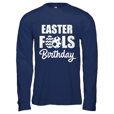 Easter April Fools Day Birthday 2018-T-Shirt & Hoodie-Long Sleeve T-Shirt-Navy