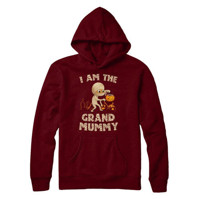 Halloween Costume I Am The The Grand Mummy Grandma-T-Shirt & Hoodie-Pullover Hoodie-Maroon