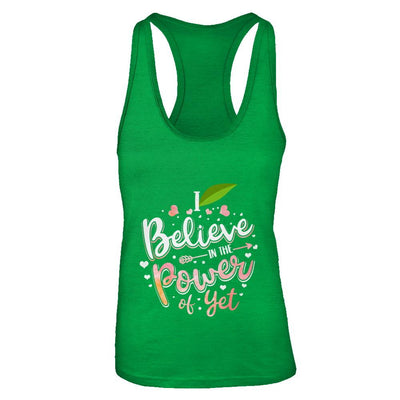 I Believe In The Power Of Yet-T-Shirt & Tank Top-Women's Ideal Racerback Tank-Kelly Green