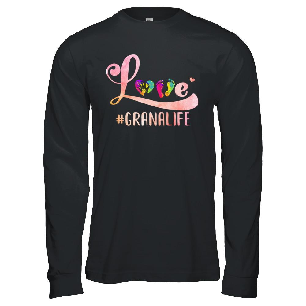 Love Grannalife Grana-T-Shirt & Hoodie-Long Sleeve T-Shirt-Black