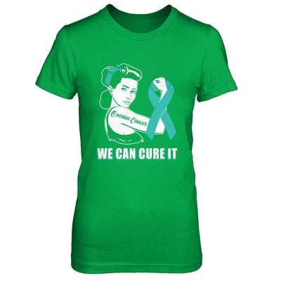 Ovarian Cancer Awareness Survivor We Can Cure It-T-Shirt & Hoodie-Women's T-Shirt-Irish Green