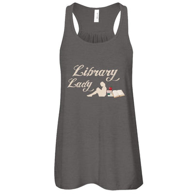 Library Lady Read Book Lover-T-Shirt & Tank Top-