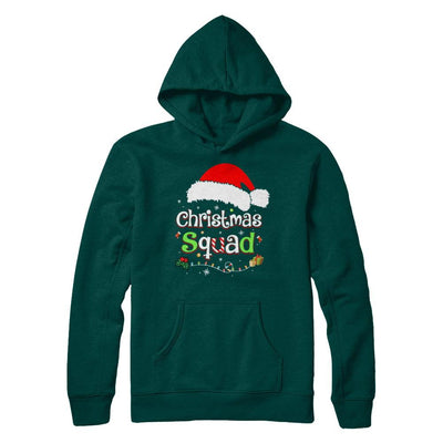 Santa Family Matching Pajamas Christmas Squad-T-Shirt & Sweatshirt-Pullover Hoodie-Deep Forest