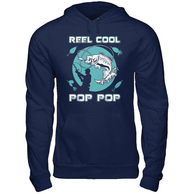 Reel Cool Pop Pop-T-Shirt & Hoodie-Pullover Hoodie-Navy
