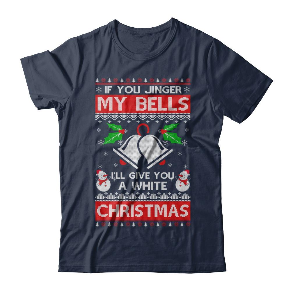 Jingle My Bells Funny Adult Christmas Xmas-T-Shirt & Sweatshirt-Classic T-Shirt-Navy
