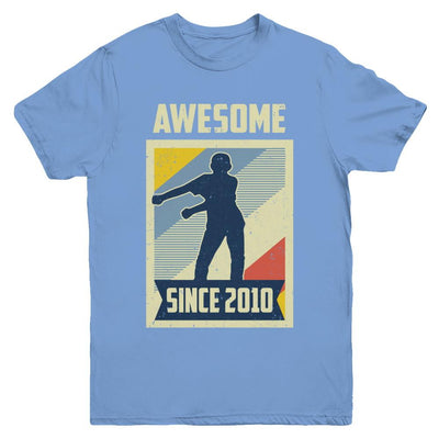 Vintage Floss 11th 2010 Birthday Gift for 11 Years Old Youth-Youth Shirt-Youth T-Shirt-Carolina Blue