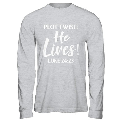 Plot Twist He Lives Christian-T-Shirt & Hoodie-